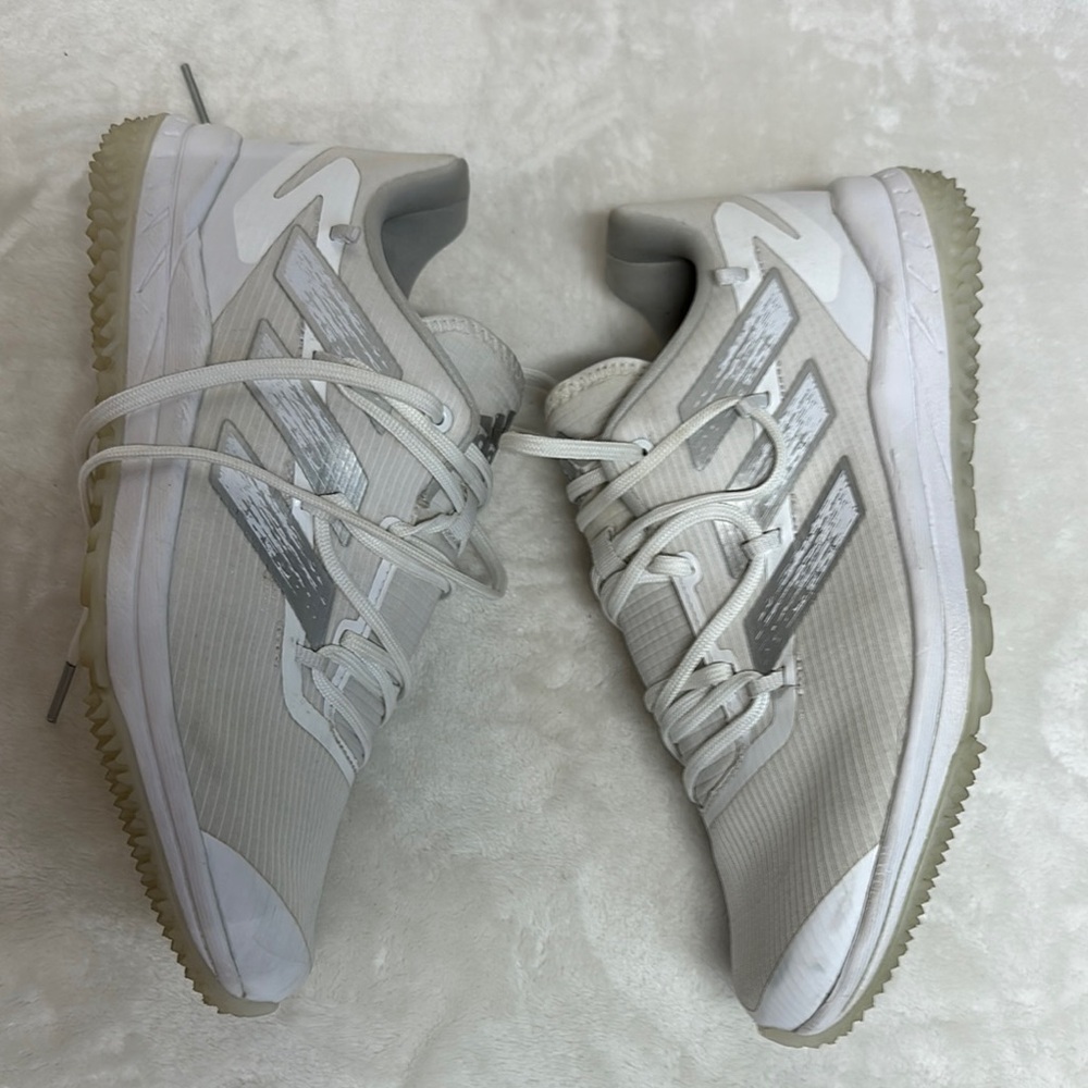 adidas Men's Athletic Shoes in Gray and White women’s9.0 Men 7.5 - Picture 3 of 15